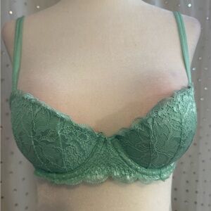 PINK Victoria's Secret Lace Bra - Mint Green